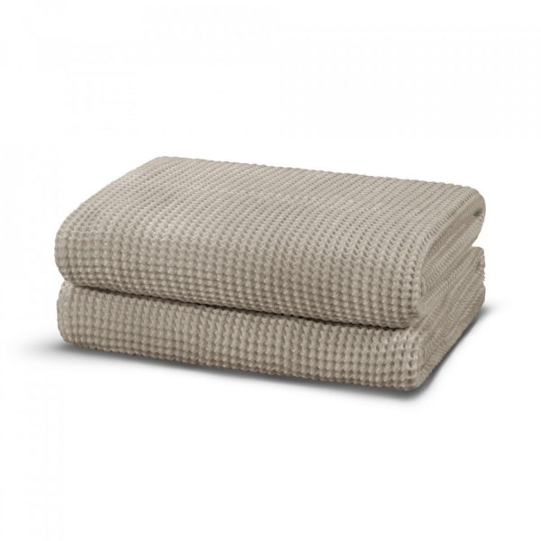casualavenue waffle modal towel warm gray 2