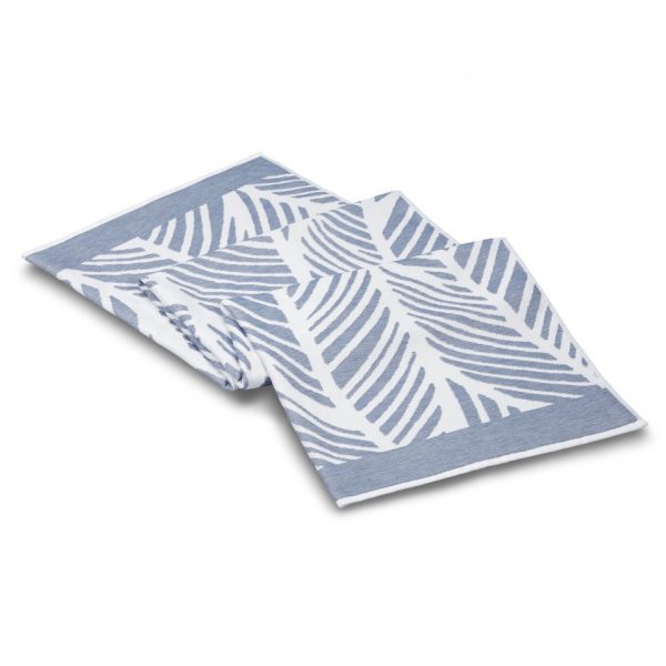 fraser beach towel white blue