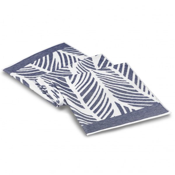 fraser beach towel white navy