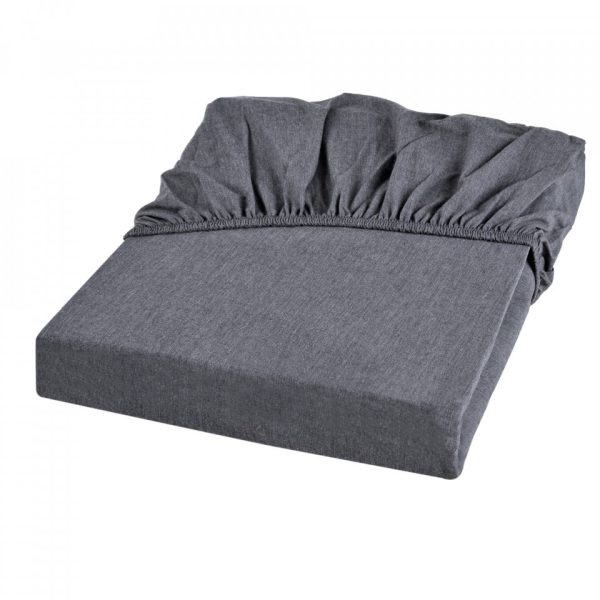 heather percale fitted sheet