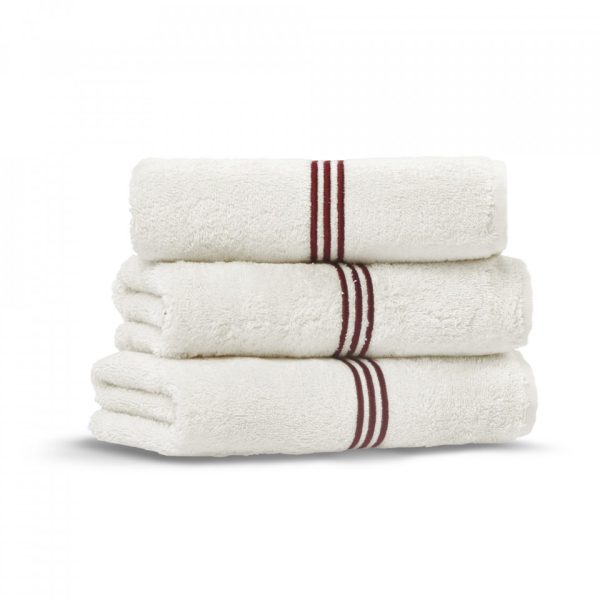 toscana hand towel ivory red wine grup 3