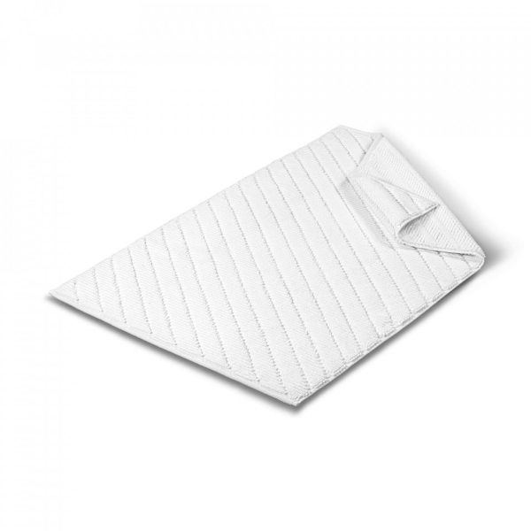 hamam diagonal bath rug white 60x95 acili
