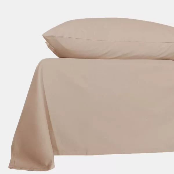 Простыня прямая MOLLEN песочно-бежевая