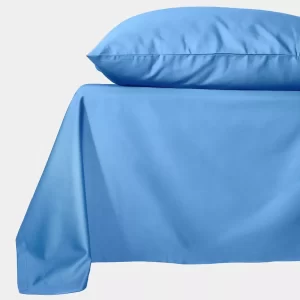 Простыня прямая MOLLEN васильково-синяя