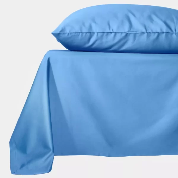 Простыня прямая MOLLEN васильково-синяя