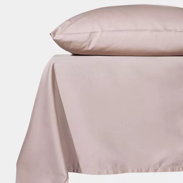 Простыня прямая MOLLEN пудровая