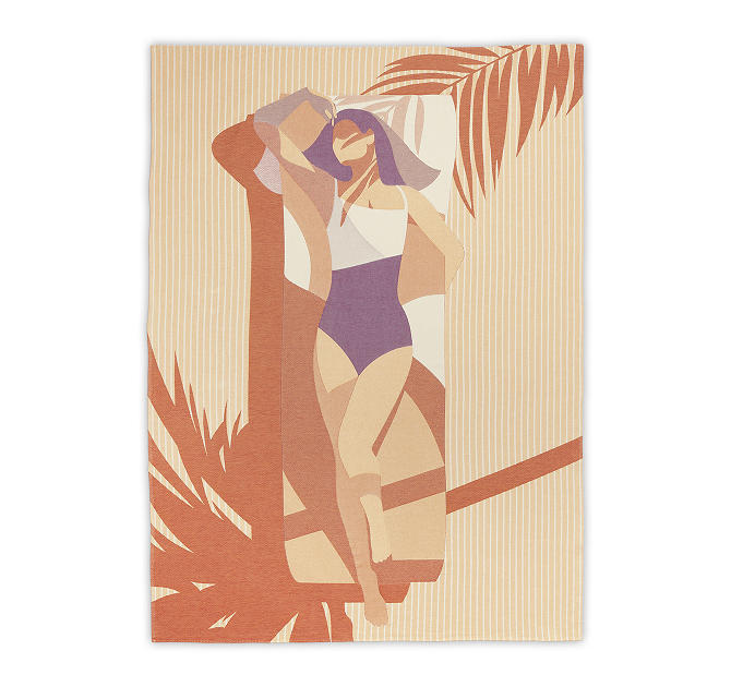 Полотенце пляжное SUNBATHER LEITNER LEINEN