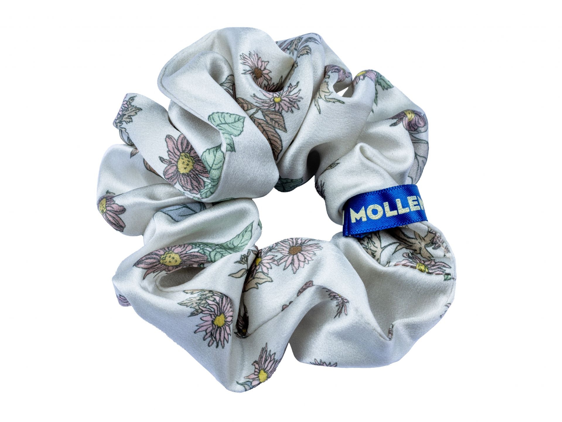 Широкая шелковая резинка для волос Подсолнухи MOLLEN
